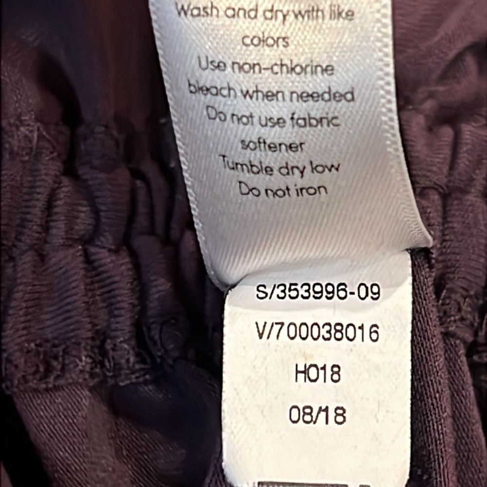 Athleta Racerback Tank Top Size Small Plum Purple Cinched Sides w/Ties - Picture 9 of 10